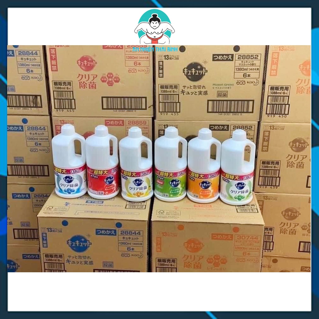 Nước rửa bát KAO Nhật Bản 1380ml