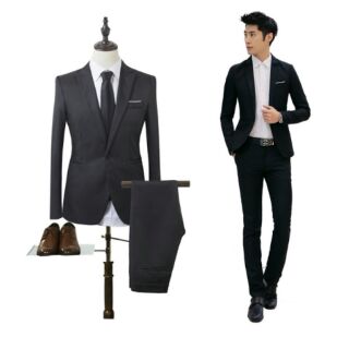 Bộ quần áo giả vest nam body trẻ trung 9 màu