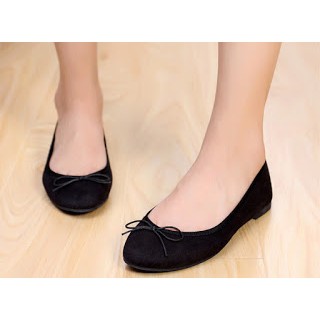 Giày búp bê đen nơ  NHẬP CODE: TATR2406 để giảm 10.000đ với đơn hàng trên 150k