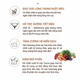 HẠT CATSRANG CHO MÈO 1KG | TÚI ZIP