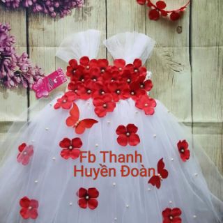 Váy tutu công chúa Trắng-CTC đỏ