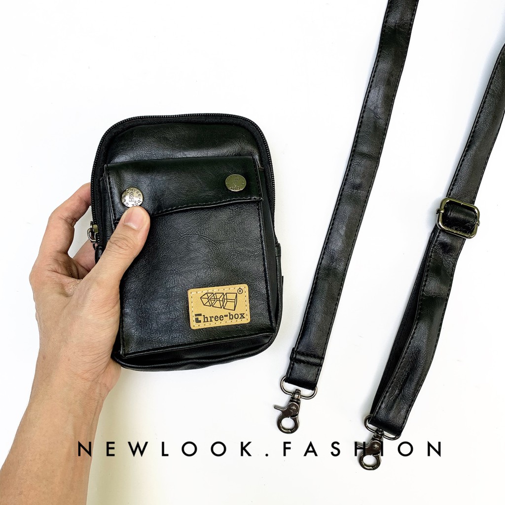 ★ TÚI ĐEO CHÉO NAM NỮ DA PU SIZE NHỎ GỌN CÓ DÂY ĐEO RỜI HOẶC CẦM TAY | BigBuy360 - bigbuy360.vn