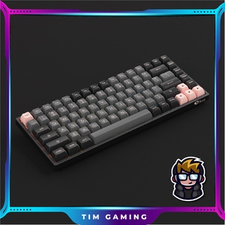 Bàn phím cơ AKKO 3084B Plus Black Pink (Bluetooth 5.0 / Wireless 2.4Ghz / Hotswap / Foam tiêu âm / AKKO CS Jelly sw)