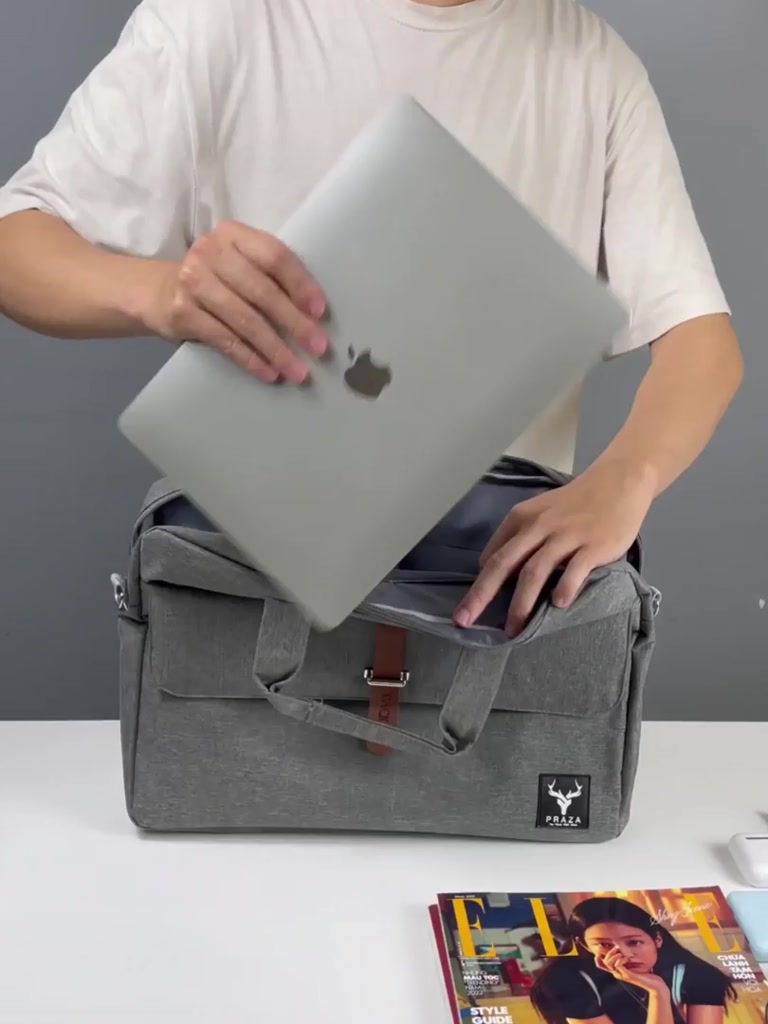 Túi Xách Unisex Công Sở, Cặp Đựng Được Laptop 16 Inch Praza TX089 1 | BigBuy360 - bigbuy360.vn