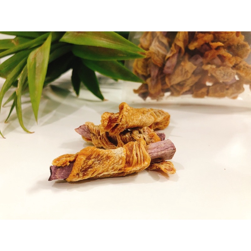 treat ức gà cuộn khoai lang, cà rốt 100g - chicken breast with sweet potatoes and carrot
