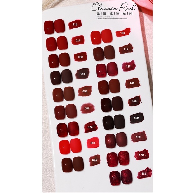 Sơn Gel AS RED | Mã PLA | Đỏ Cổ Điển