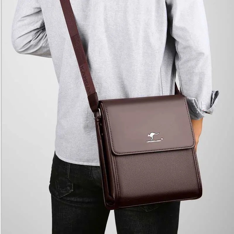 Túi Da Đeo Vai Kangaroo Phong Cách Doanh Nhân Thời Trang Cho Nam zc020