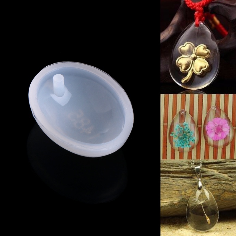 Khuôn Silicone Làm Trang Sức Hình Giọt Nước