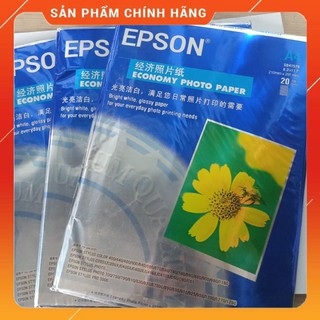 Giấy In Ảnh 1 Mặt EPSON A4 230 Gsm 20 tờ/tập