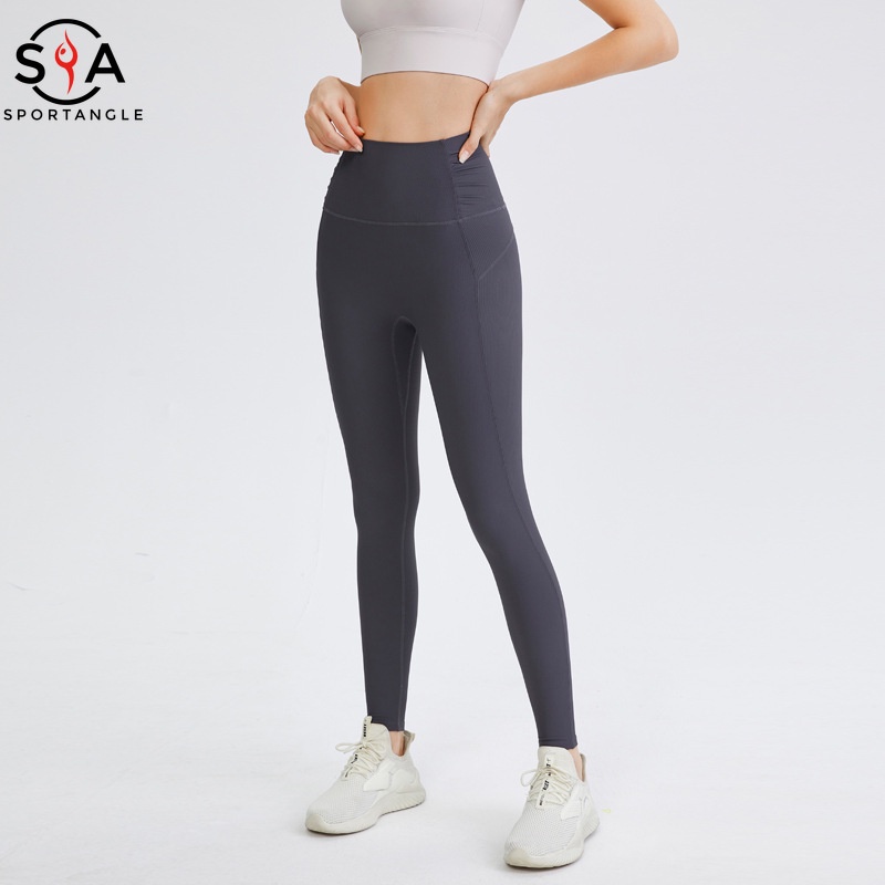 【Sportsangel】Quần legging yoga thể thao lưng cao co giãn không có đường viền gây xấu hổ dành cho bạn nữ