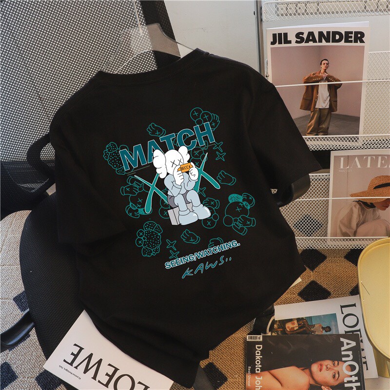 Áo Thun Nam Nữ Unisex Mùa Hè Ngắn Tay Cổ Tròn Phối Họa Tiết Chữ Thời Trang Zenkonu TOP NAM 237