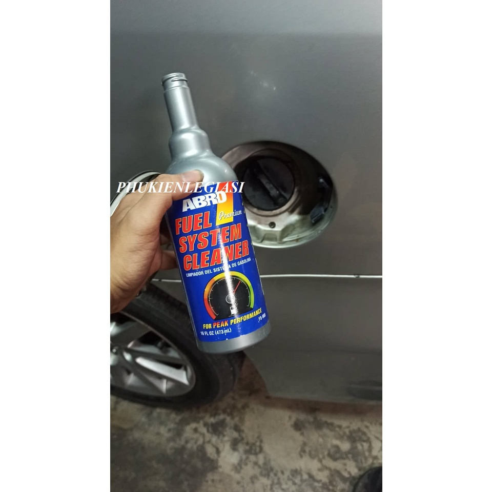 Súc Béc Xăng ABRO FUEL SYSTEM CLEANER 473ml xe oto