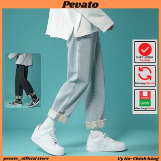 Quần Baggy Jean Nam Nữ Chất Bò Cao Cấp Ống Rộng Suông Họa tiết Cực Chất QJ02