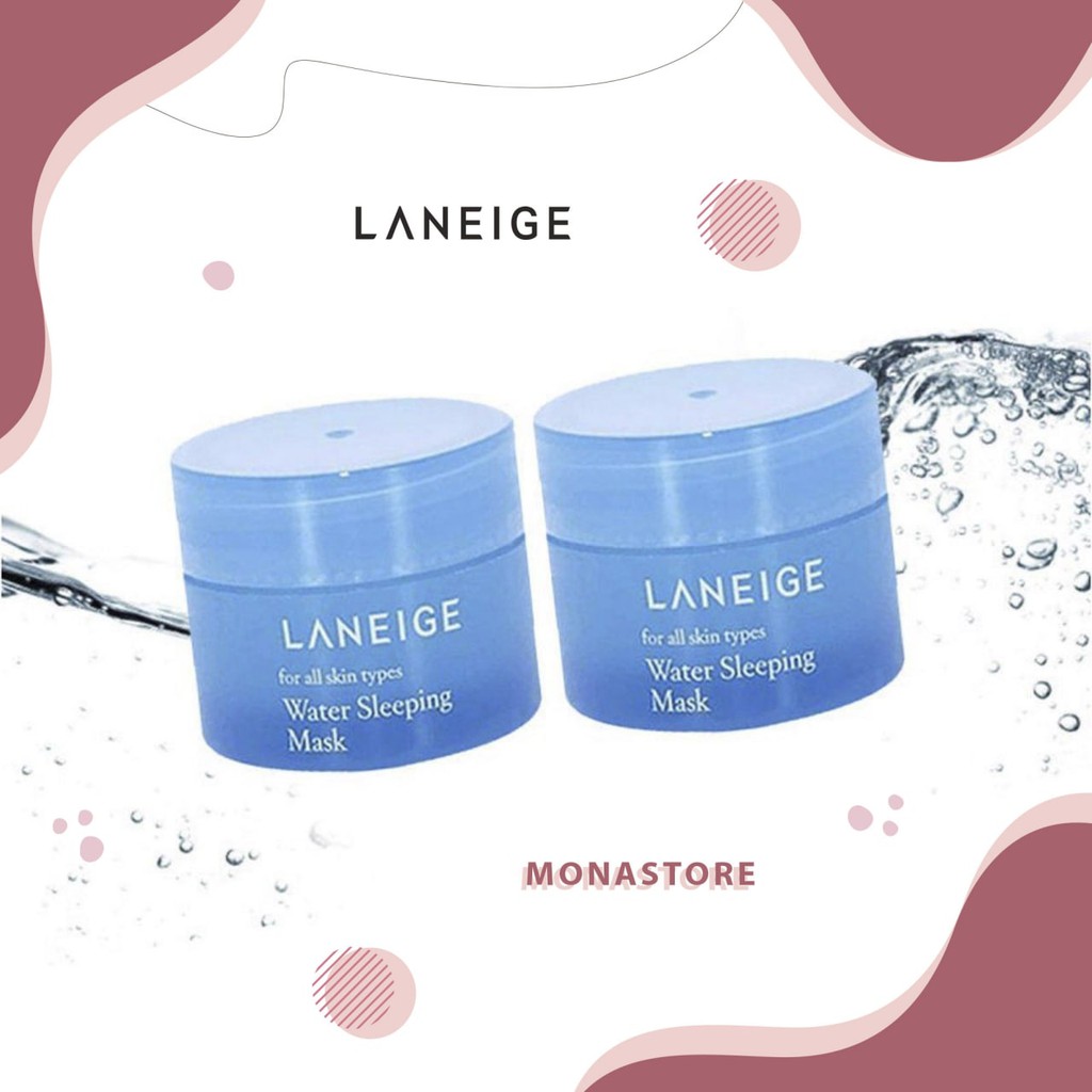 Minisize Mặt nạ ngủ Water Sleeping Mask Laneige 15ml / Sleeping Mask Korea