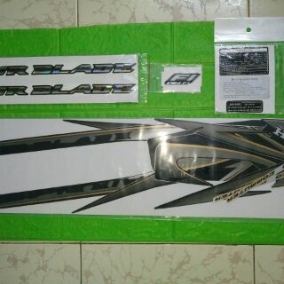 Trọn bộ tem Airblade Fi màu đen 2010