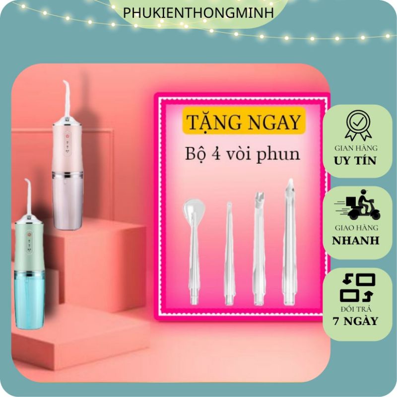 Máy tăm nước vệ sinh răng miệng 3 chế độ ORAL IRRI