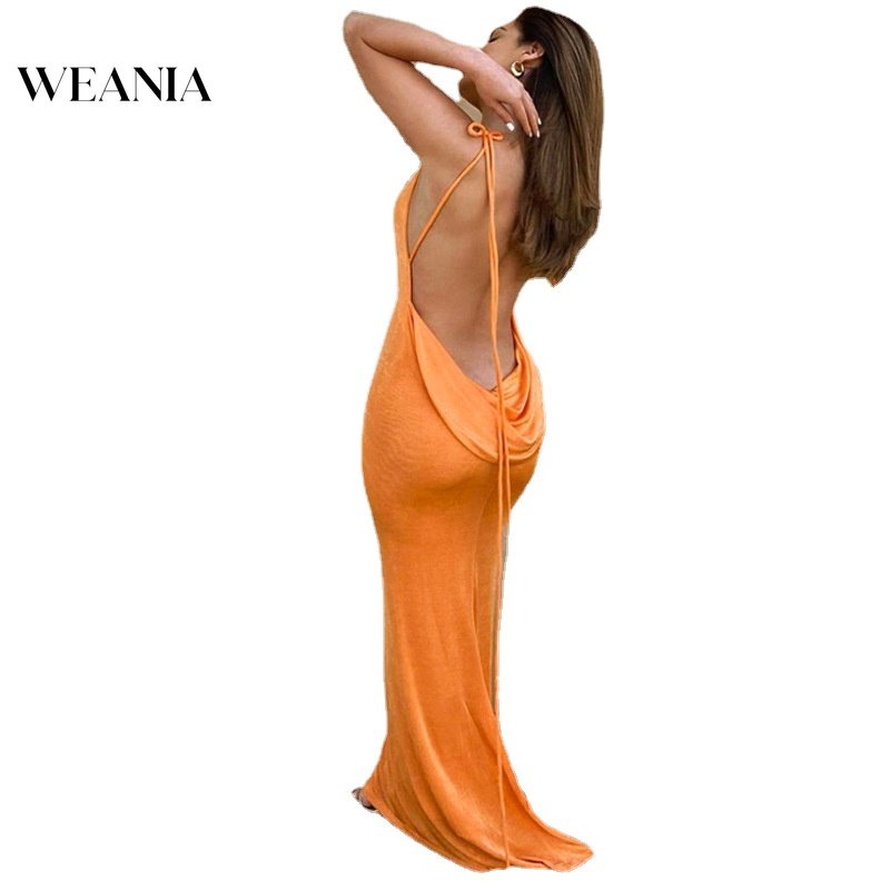 Đầm DàI Hở Lưng Thanh LịCh Cho Nữ