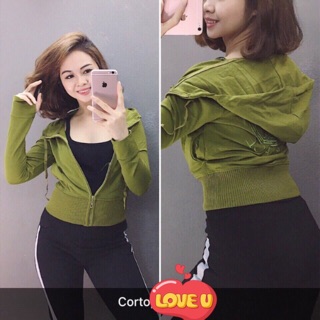 Áo khoác lửng ôm eo thêu Viet sát hót