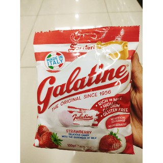 KẸO GALATINE VỊ SỮA ,DÂU 100G
