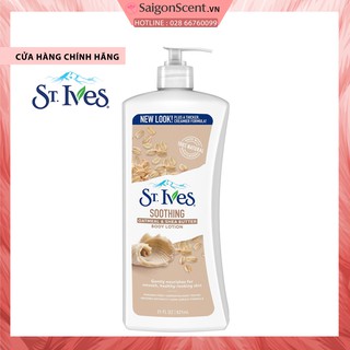 Sữa dưỡng thể St. Ives Body Lotion - Soothing Oatmeal & Shea Butter ( 621mL )