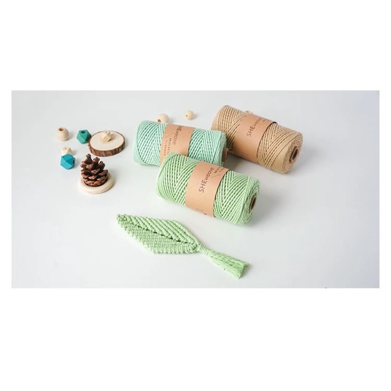 DÂY XOẮN COTTON SHEWEAVE 2MM, 3MM LÀM MACRAME, HANDMADE,…