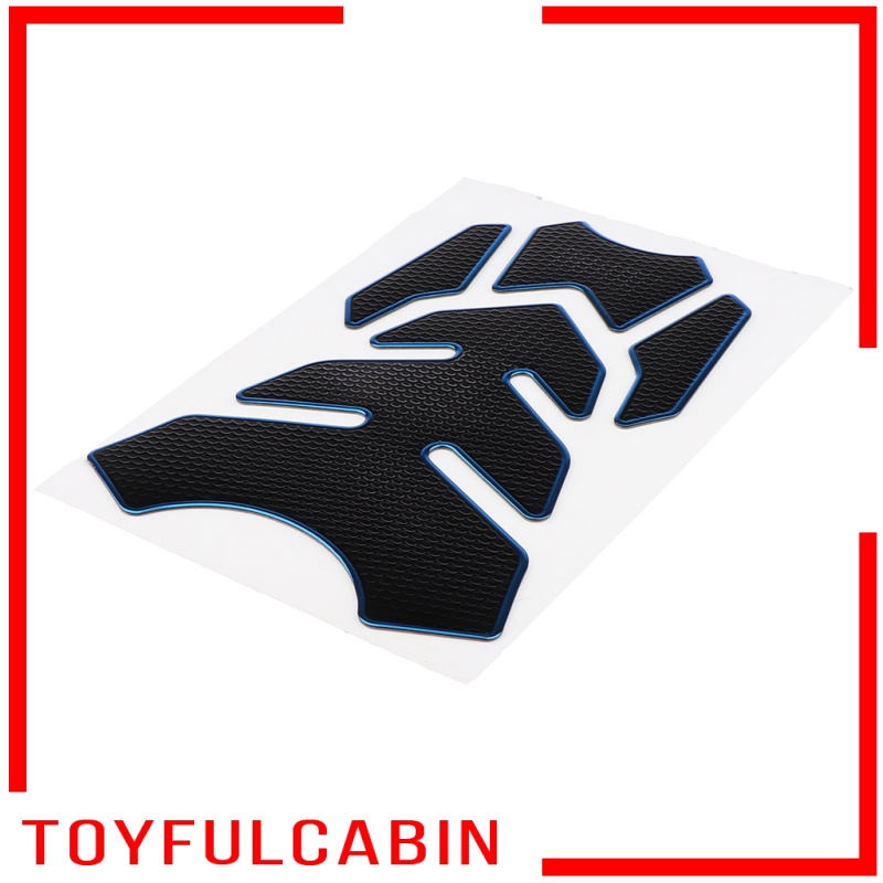 Miếng Dán Nắp Bình Nhiên Liệu Bằng Sợi Carbon Màu Đỏ Cho Xe Mô Tô