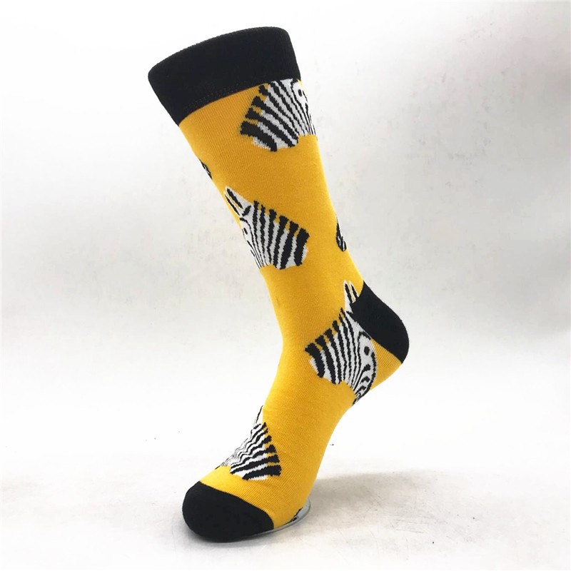 Tất cotton dài thoáng khí họa tiết độc đáo cho nam | BigBuy360 - bigbuy360.vn