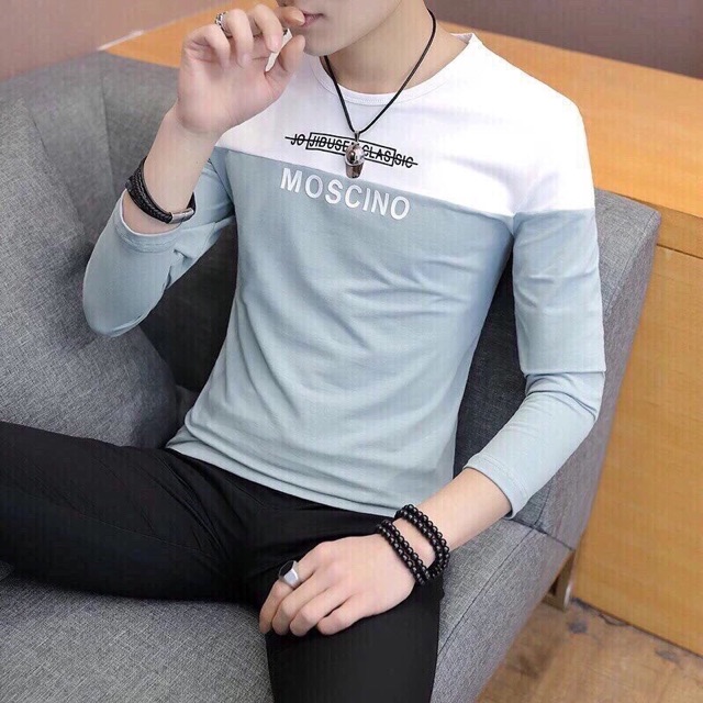 Áo thun nam tay dài cổ tròn _ hàng đẹp | BigBuy360 - bigbuy360.vn