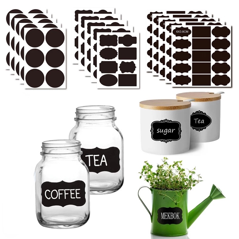 Miếng Dán Ghi Chú Mini Màu Đen Đa Năng Tiện Dụng Cho Nhà Bếp/ Văn Phòng