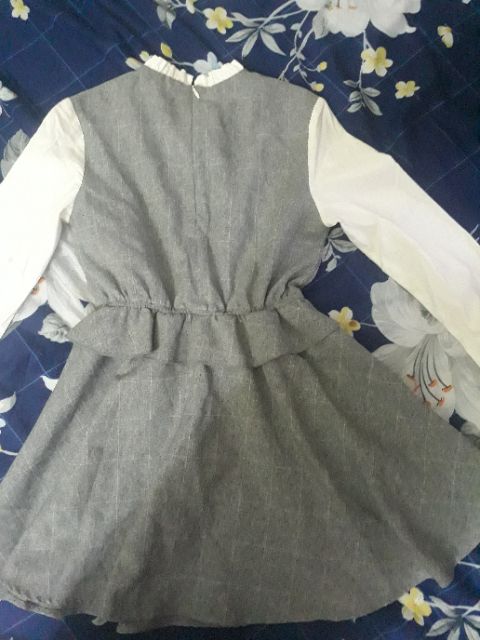 Đầm xám phối hàng bán live | BigBuy360 - bigbuy360.vn