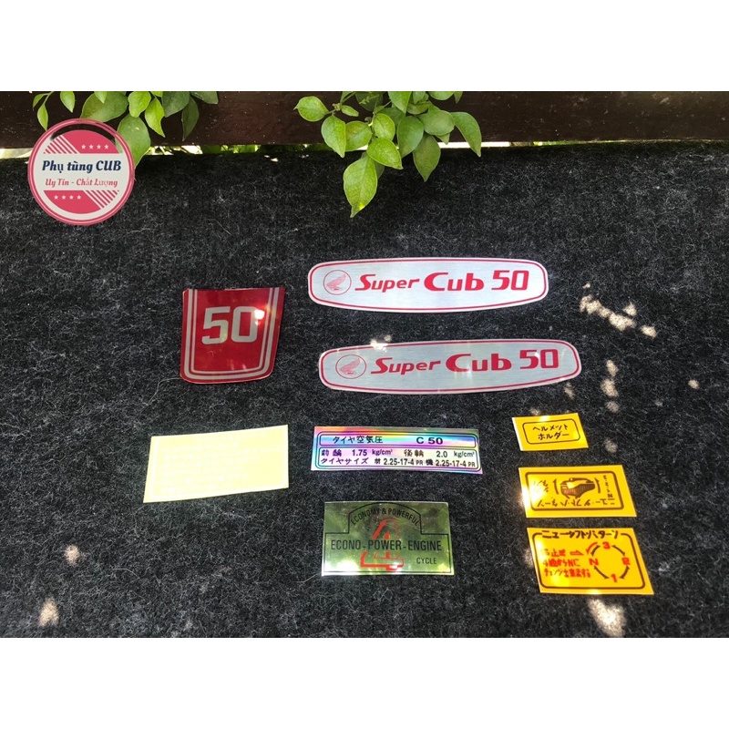 Tem nhôm cub 78, dán keo 3M chắc chắn