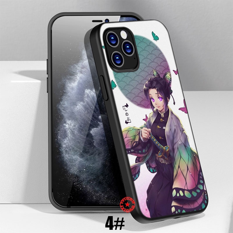 Ốp Lưng Mềm TE22 Demon Slayer Shinobu Kochou Cho iPhone 13 12 Pro Max Mini XS Max X