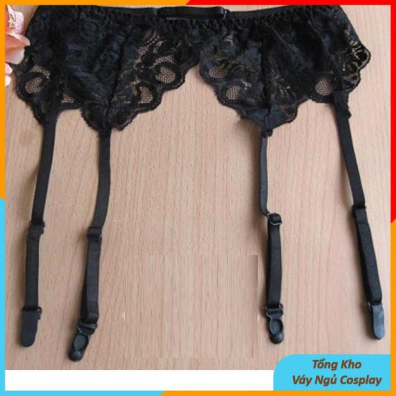 Kẹp tất ren lưới gợi cảm (Không kèm chip) - Mã KT2501 - phụ kiện chuyên mặc kèm đồ ngủ cosplay hay tất đùi TKVN