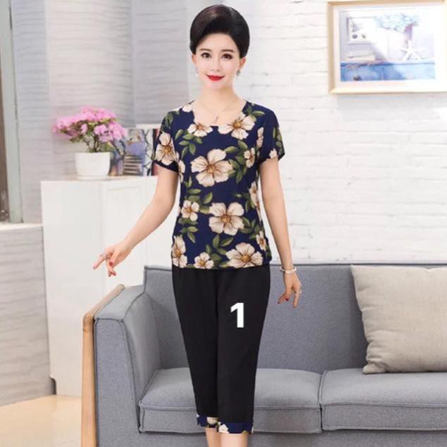 Bộ đồ cotton Trung Niên hàng Quảng Châu