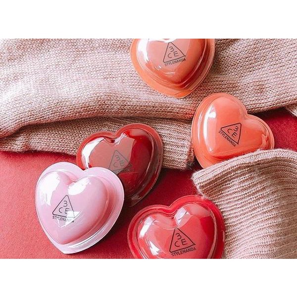 Son dưỡng hộp trái tim 3CE HEART POT LIP | BigBuy360 - bigbuy360.vn