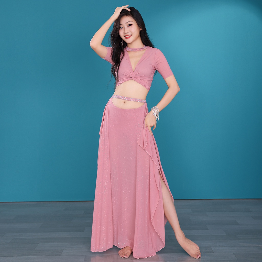 Bộ Trang Phục Múa Bụng Phối Lưới Thời Trang Mùa Hè Xinh Xắn