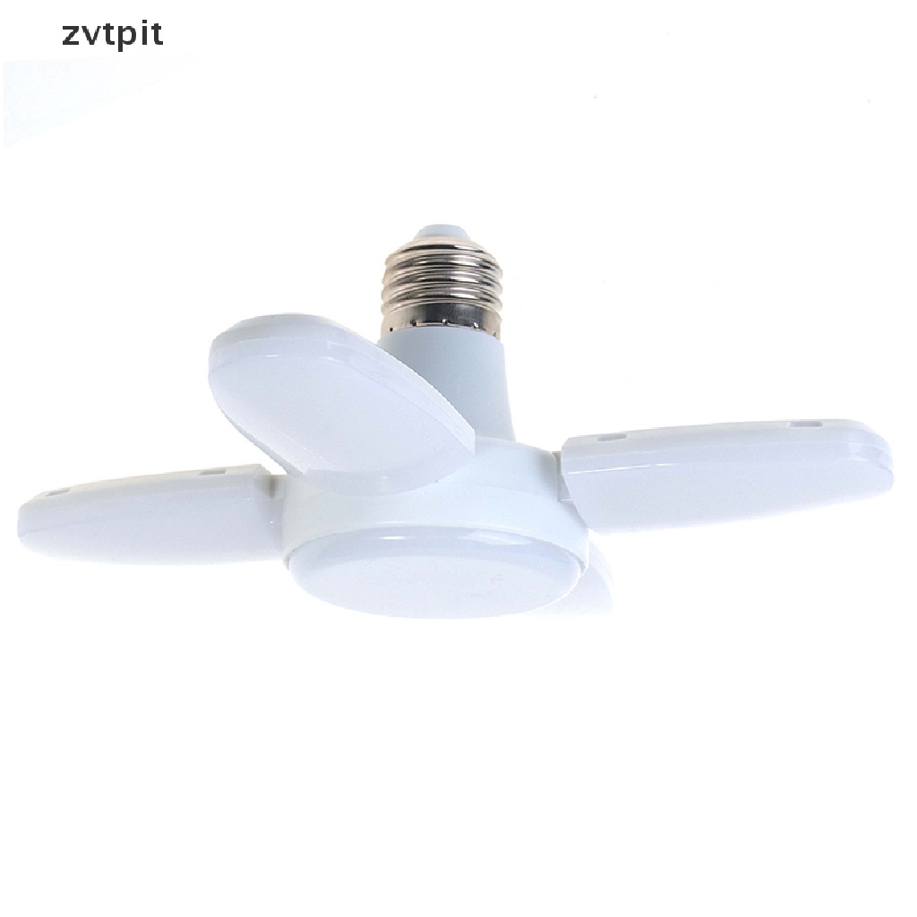 [ZVPT] E27 led AC85-265V 28W LED Bulb Fan Blade Timing Lamp Light Bulb Foldable Lamp DSF