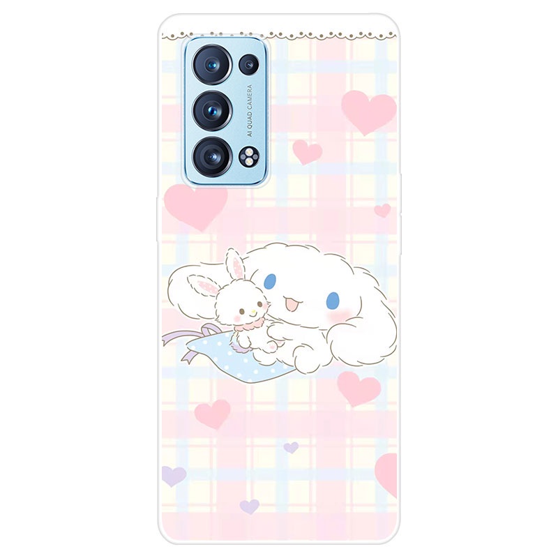 Ốp điện thoại TPU dẻo họa tiết hoạt hình dễ thương cho OPPO RENO6 PRO 5G OPPO RENO 6PRO 5G