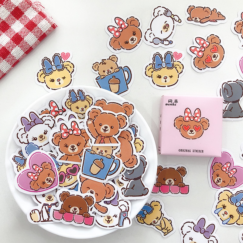 Set 44 Nhãn Dán Trang Trí Sổ Lưu Niệm