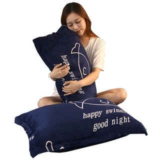 1 Cặp Vỏ Gối Lông Cừu Dày Dặn 48x74