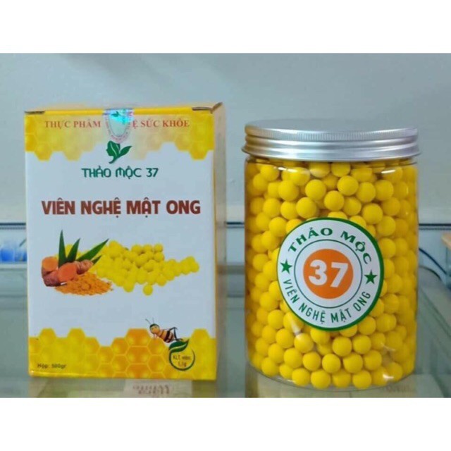 Mua hũ nghệ to 500g viên nghệ mật ong 37 tặng 2 túi zip trị giá 180k của công ty thảo mộc 37 ! ,