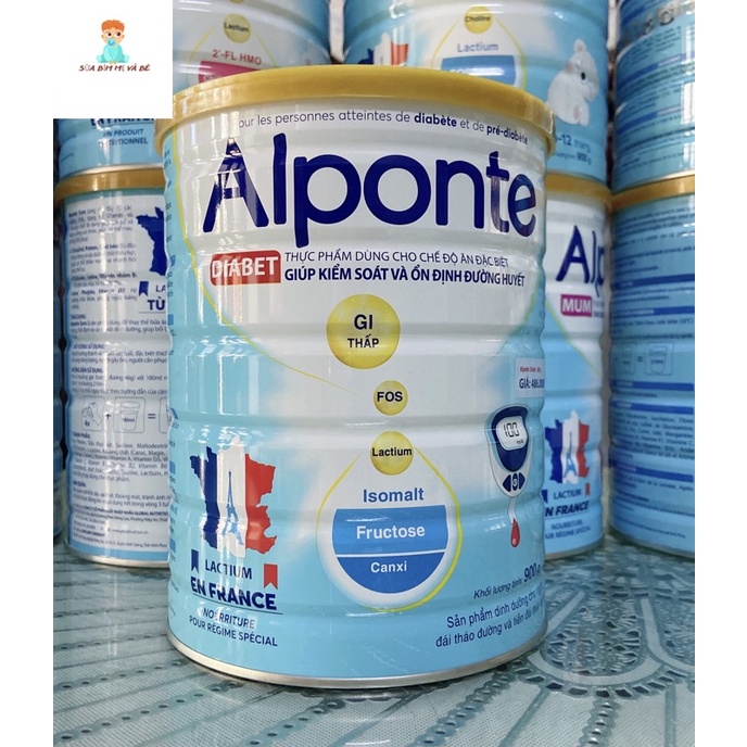Sữa bột Alponte Diabet 900g (date mới)