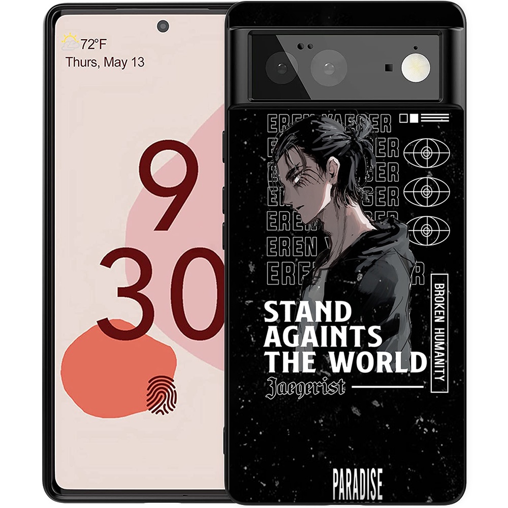 Ốp điện thoại mềm hình anime Attack On Titan cho Google Pixel 3 3a 3XL 4A XL 5 6 Pro