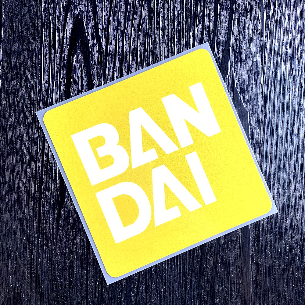 BANDAI Miếng Dán Trang Trí Xe Hơi / Xe Máy Điện Họa Tiết Hoạt Hình Gundam Nhật Bản Dễ Thương