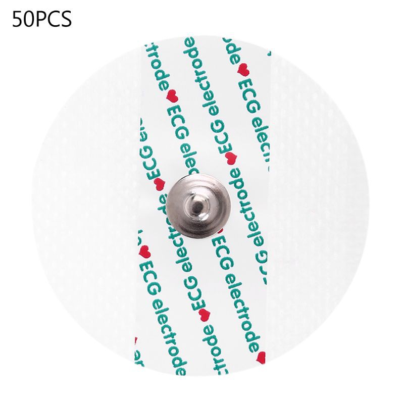 50 Miếng Dán Điện Cực Cho Máy Ecg Ekg