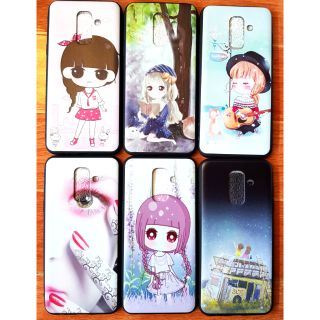 Ốp lưng Samsung J8 dẻo silicon hình 4D dễ thương