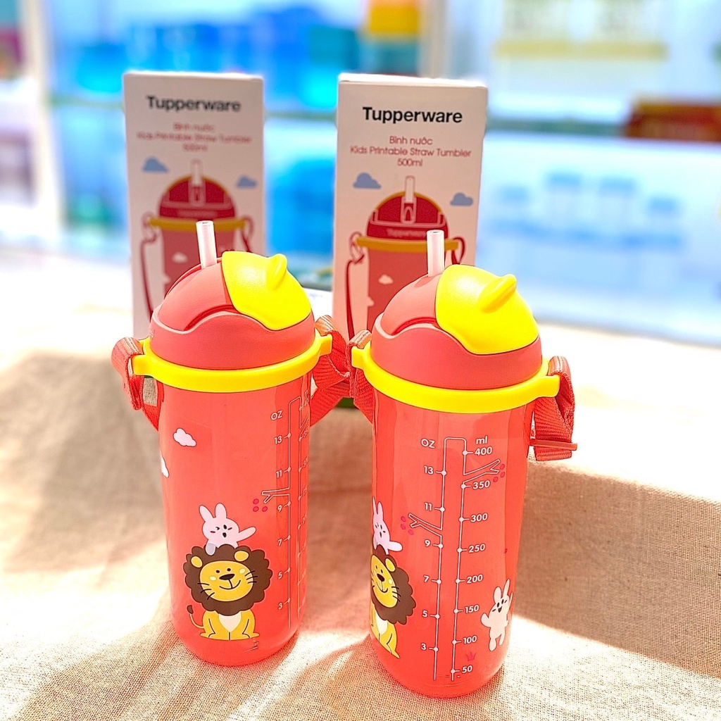 Bình Nước Kids Printable Straw Tumbler 500ML tiện dụng