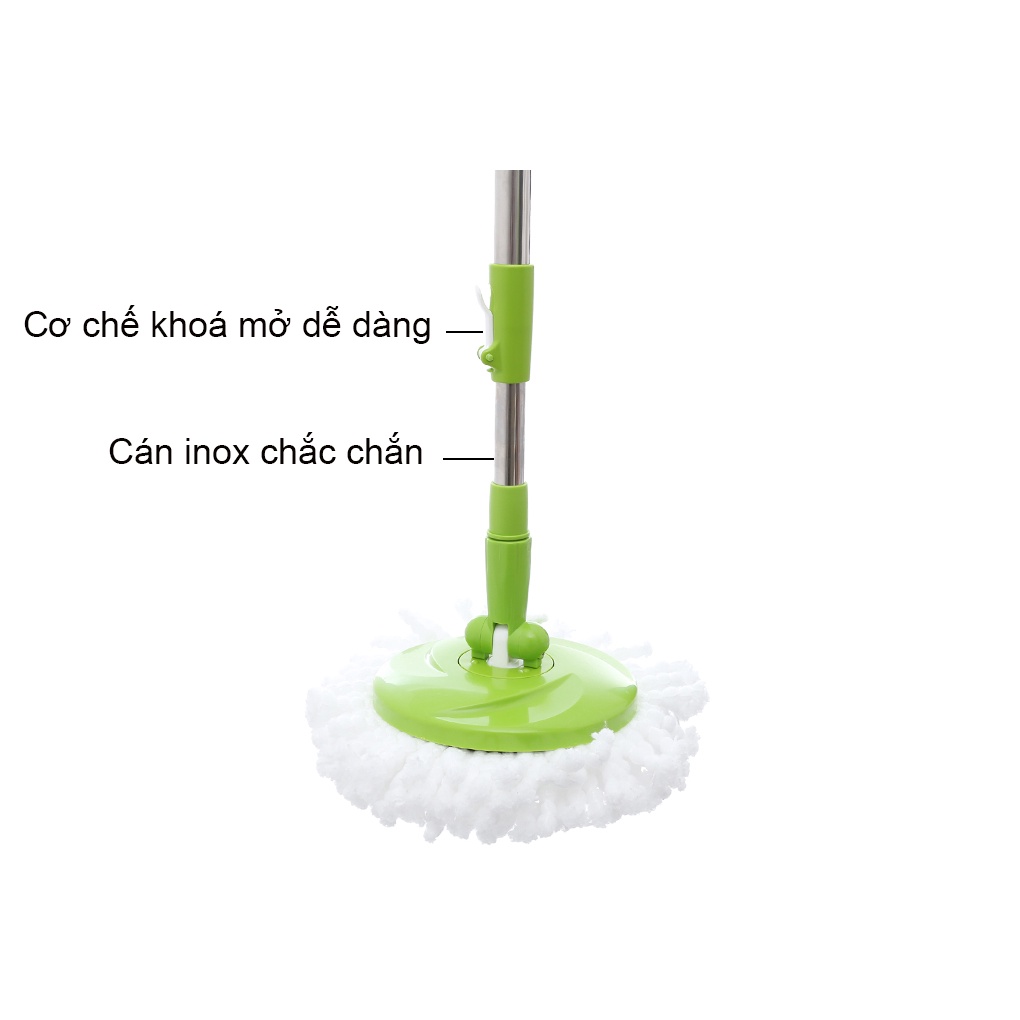 Bông Lau Thay Thế Cây Lau Nhà Thông Minh 3M Scotch Brite,Chất Liệu Microfiber Siêu Sạch Và Thấm Hút Tốt