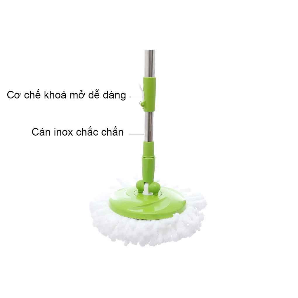 Bộ cây lau nhà 360 Độ Scotch Brite Chính hãng 3M - Bảo Hành 12 tháng