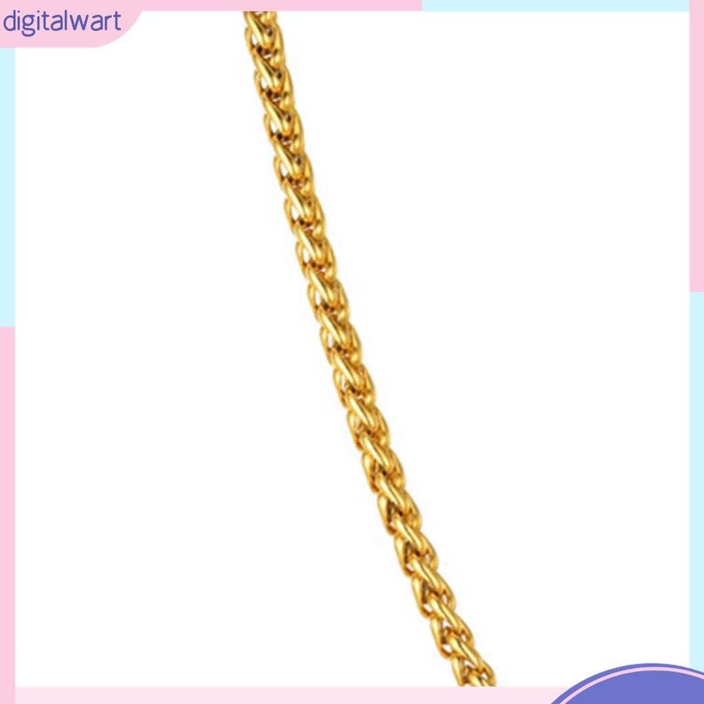 Vòng cổ Kỹ Thuật Số 60cm Màu Sắc Vàng Kim Unisex Dễ Phối Đồ